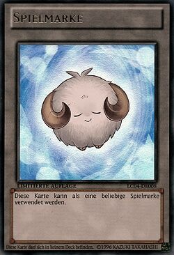 opferlamm-weiss-spielmarke-yu-gi-oh Opferlamm (Weiss) Spielmarke - Yu-Gi-Oh!