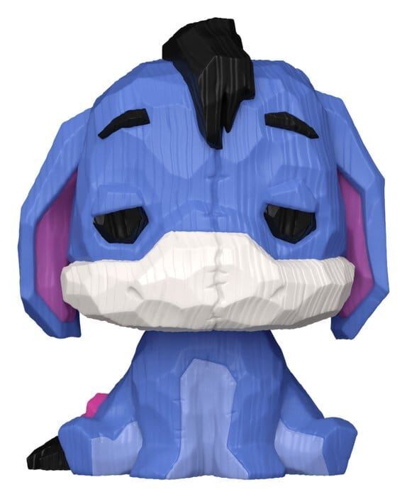 Winnie the Pooh POP! Animation Vinyl Figur Eeyore (Whittled) 9 cm