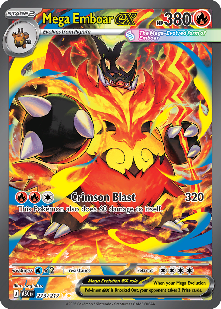 Mega Emboar ex - 273/217 - EN Mega Emboar ex - 273/217 - EN