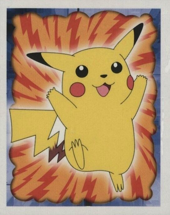 Pikachu - 25 - Merlin Sticker Series 1