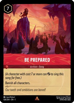Be Prepared - 128/204 - EN Be Prepared - 128/204 - EN