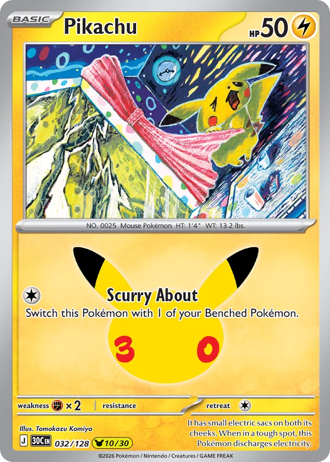 Pikachu - 032/128 - EN Pikachu - 032/128 - EN