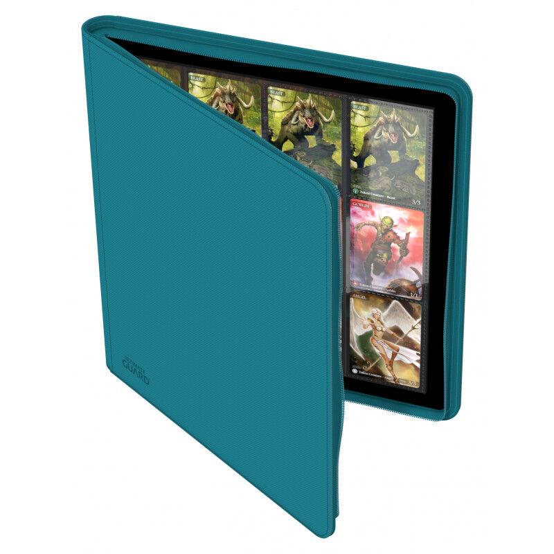 Ultimate Guard Ordner QuadRow ZipFolio 480 - 24-Pocket XenoSkin Petrolblau