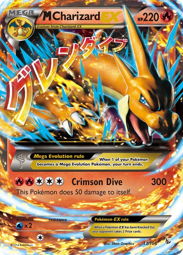 M Charizard-EX - 13/106 - EN M Charizard-EX - 13/106 - EN