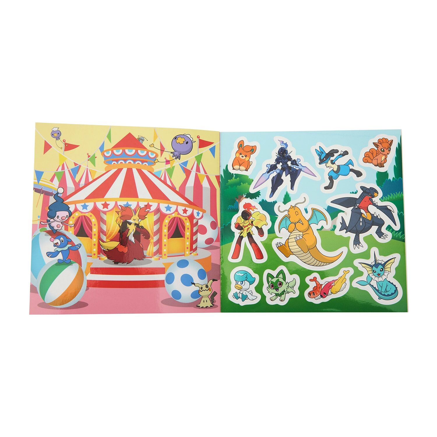 Playable Sticker Book Pokemon School
