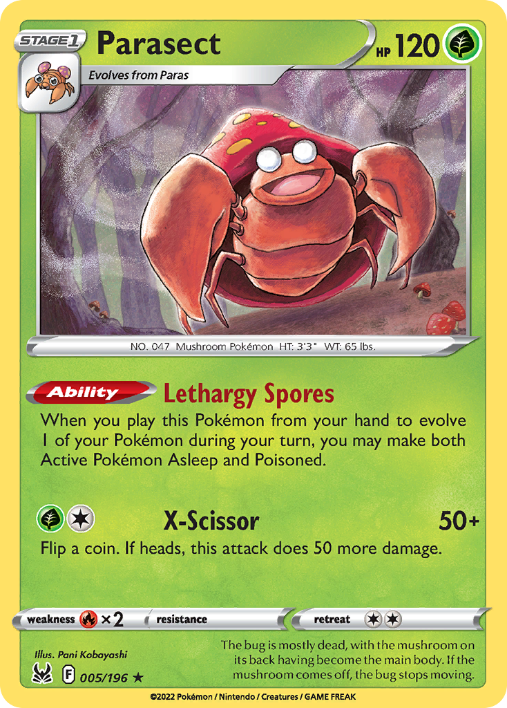 Parasect - 005/217 - EN Parasect - 005/217 - EN
