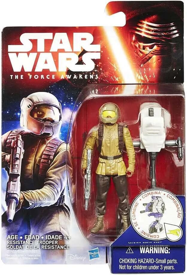 Star Wars The Force Awakens Jungle & Space Resistance Trooper Action Figure