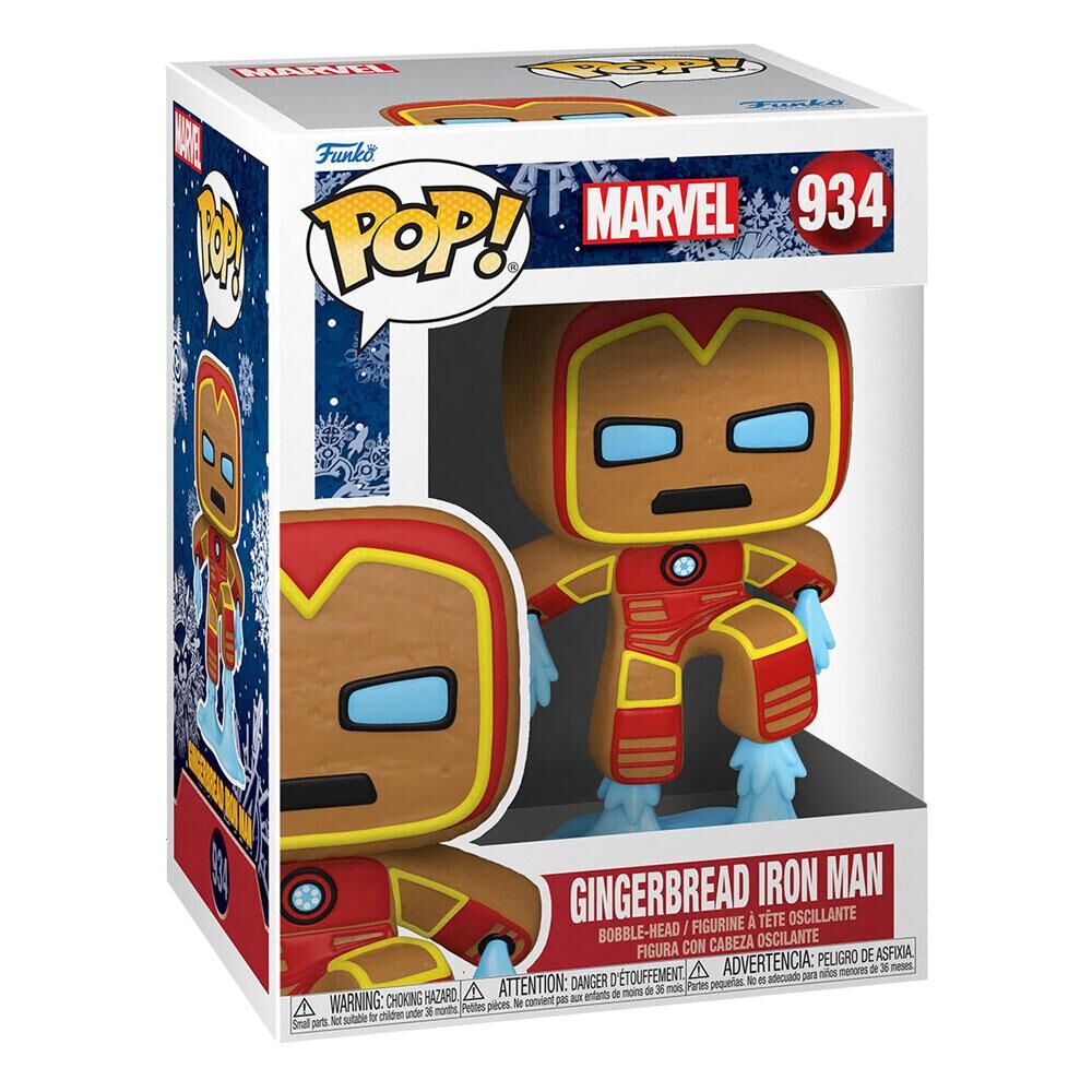 Marvel POP! Vinyl Figur Holiday Iron Man 9 cm