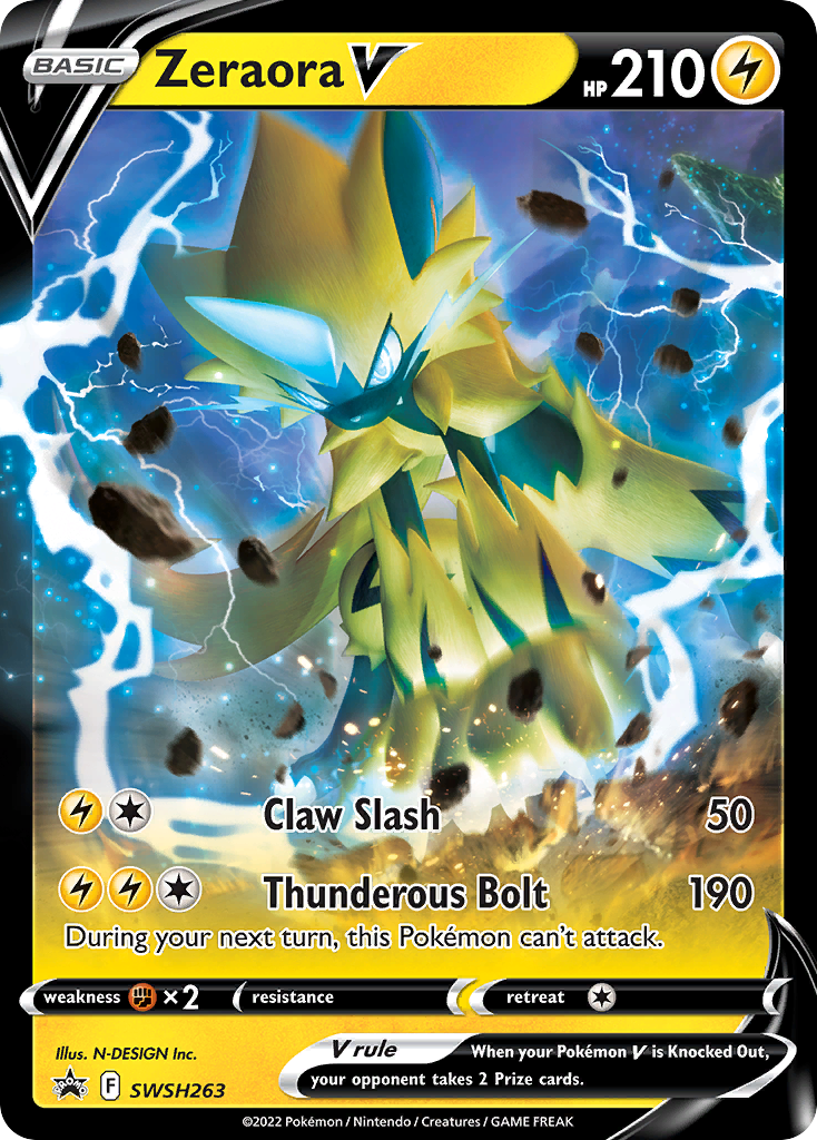 Zeraora V - SWSH263/306 - EN Zeraora V - SWSH263/306 - EN