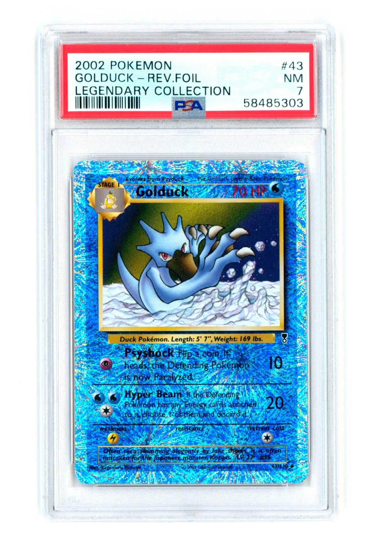 golduck-43-110-legendary-collection-reverse-holo-psa-7-nm-pokemon-58485303 Golduck 43/110 - Legendary Collection - Reverse Holo - PSA 7 NM - Pokémon