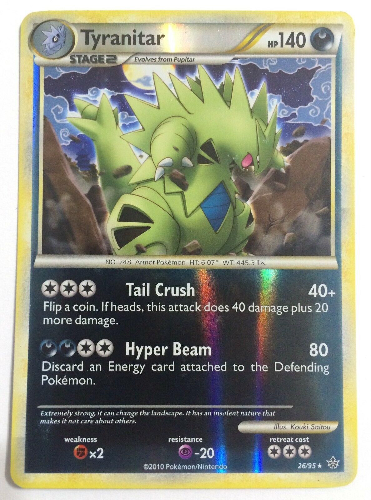 Tyranitar - 26/95 - Reverse Holo - EN