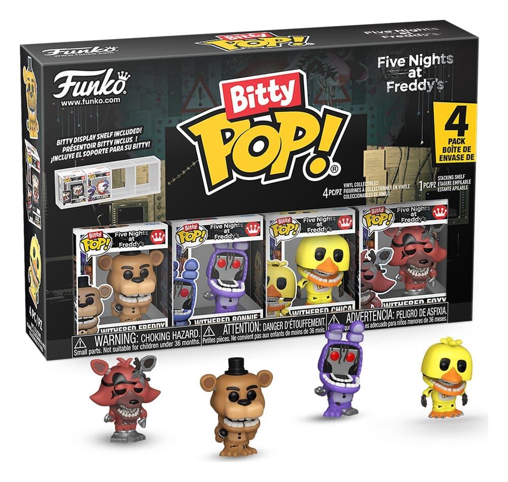 Five Nights at Freddy's Bitty POP! Vinyl Figuren 4er-Pack Series 6 2,5 cm Five Nights at Freddy's Bitty POP! Vinyl Figuren 4er-Pack Series 6 2,5 cm