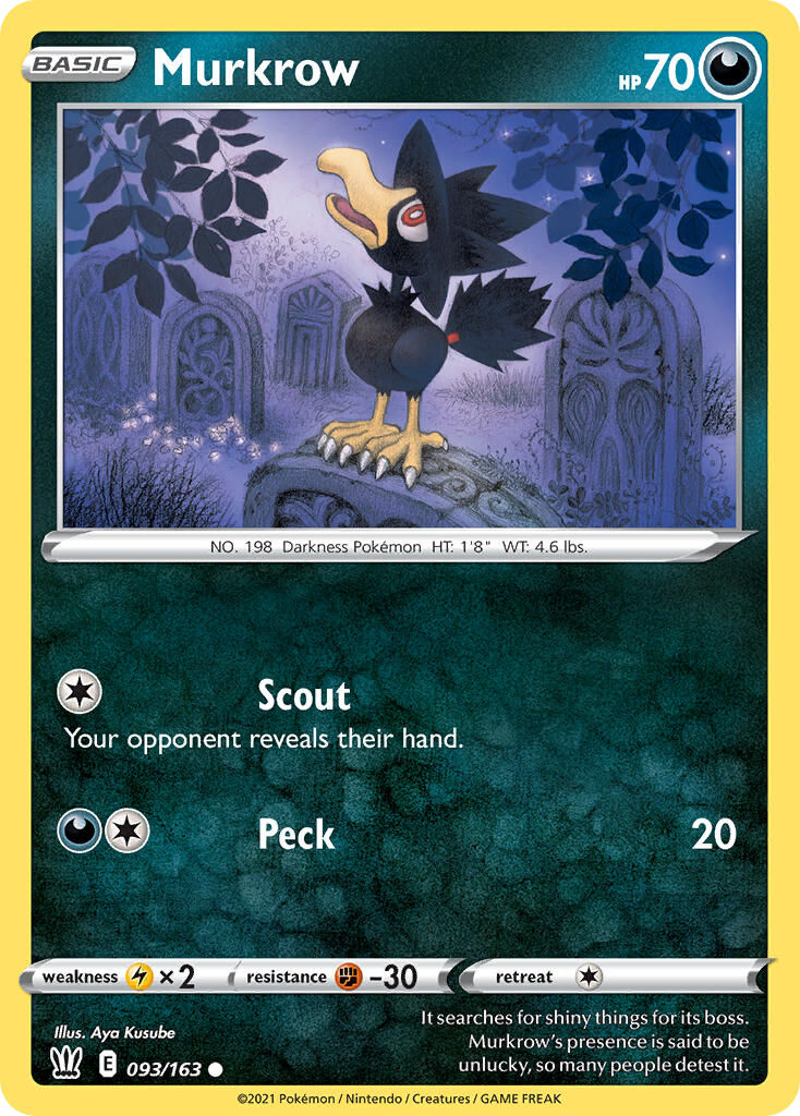 Murkrow - 093/163 - EN