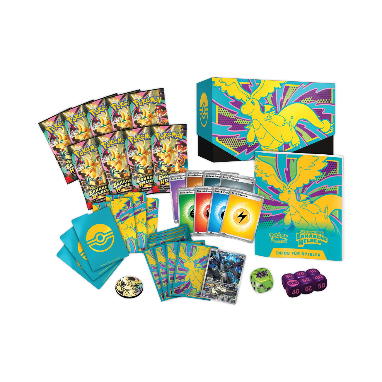 Pokémon TCG: Mega-Entwicklung - Erhabene Helden Elite Trainer Box - DE