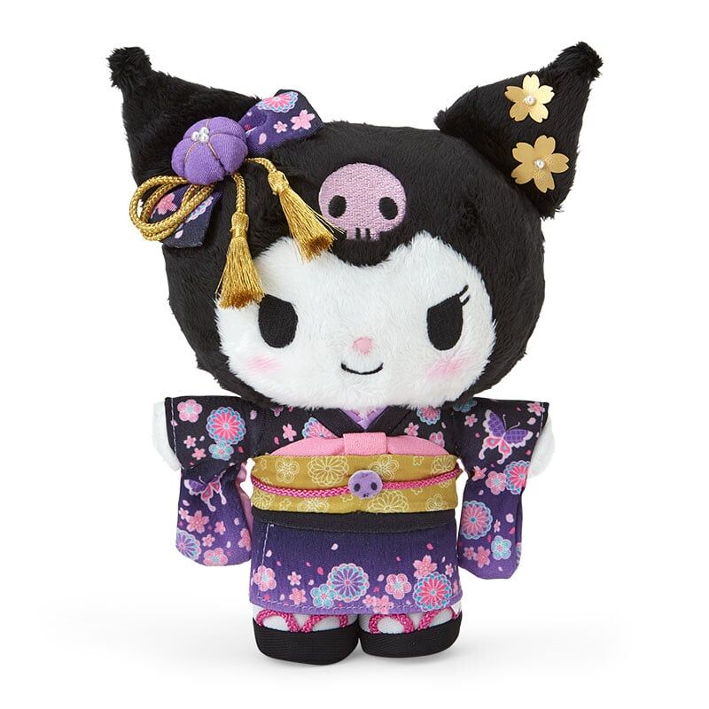Kuromi Plush (Kimono) - 23 cm Kuromi Plush (Kimono) - 23 cm