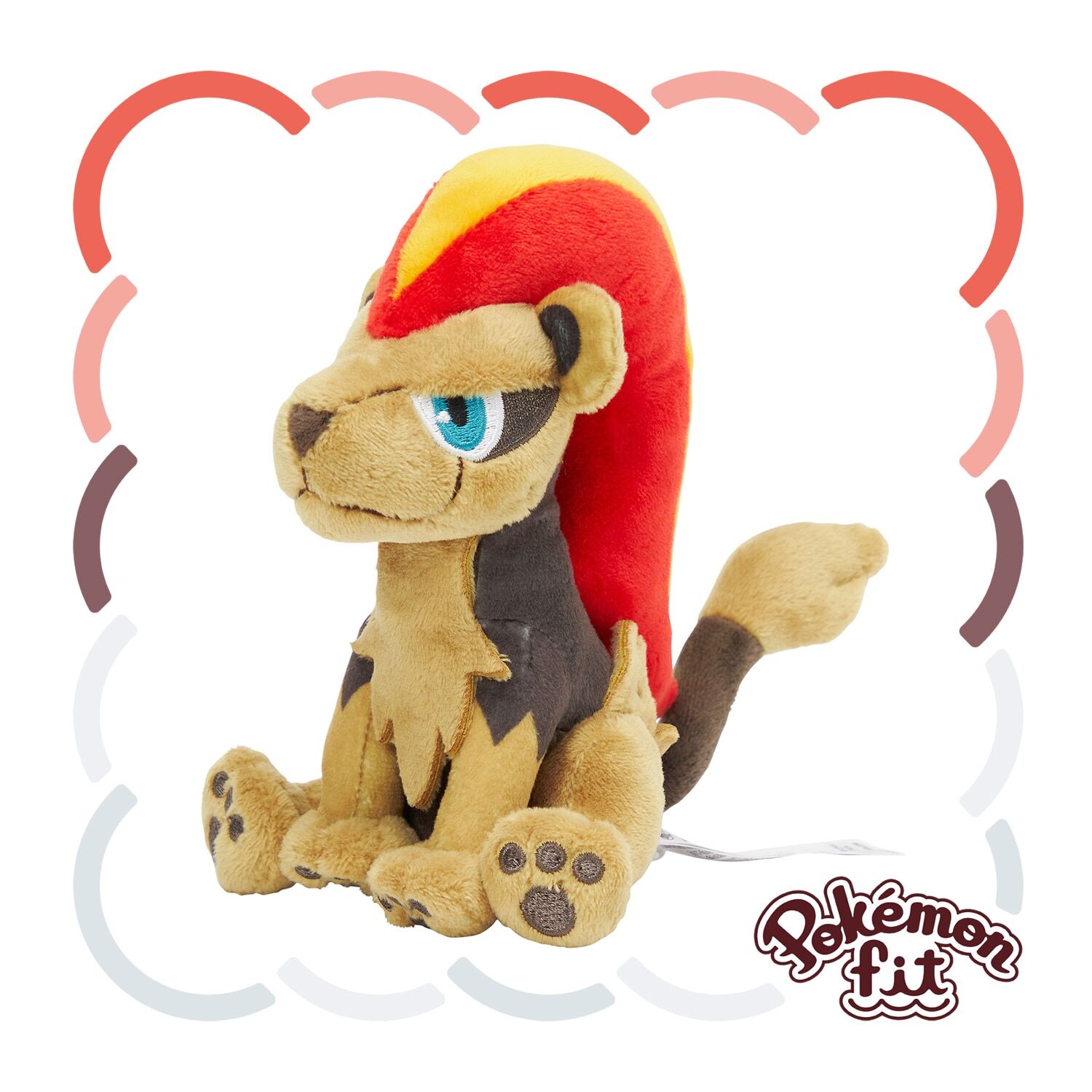 Pyroar (Female) Sitting Cuties Plush - 17 cm