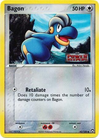 Bagon - 43/108 - Reverse Holo - EN Bagon - 43/108 - Reverse Holo - EN