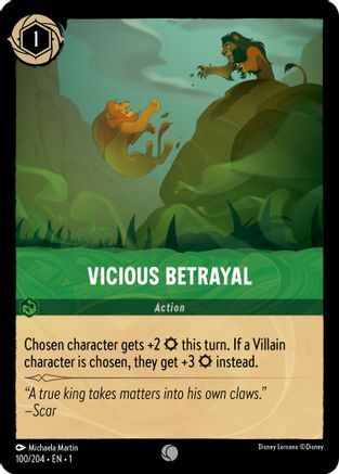 Vicious Betrayal - 100/204 - EN