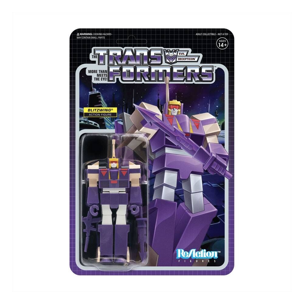 Transformers ReAction Actionfigur Wave 3 Blitzwing 10 cm