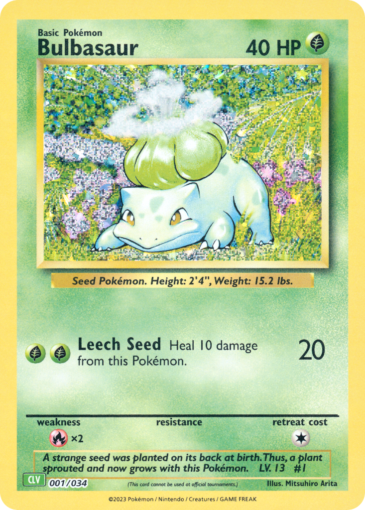 Bulbasaur - 001/34 - EN