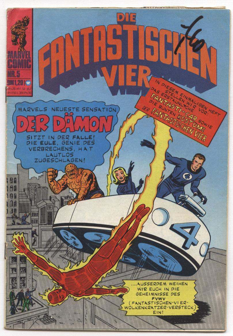 fantastischen_vier_5_cover Die Fantastischen Vier #5