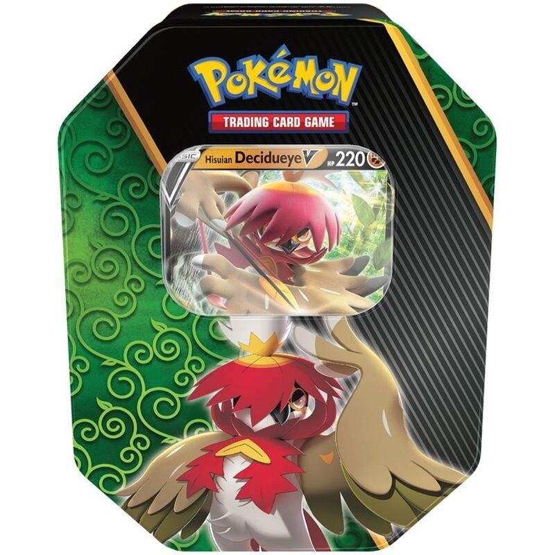 pokemon-divergent-powers-hisuian-decidueye-v-tin-box-2022-en-1 Pokémon Divergent Powers Hisuian Decidueye V Tin Box 2022 - EN