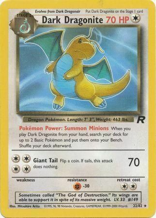 Dark Dragonite - 22/83 - Unlimited - EN Dark Dragonite - 22/83 - Unlimited - EN
