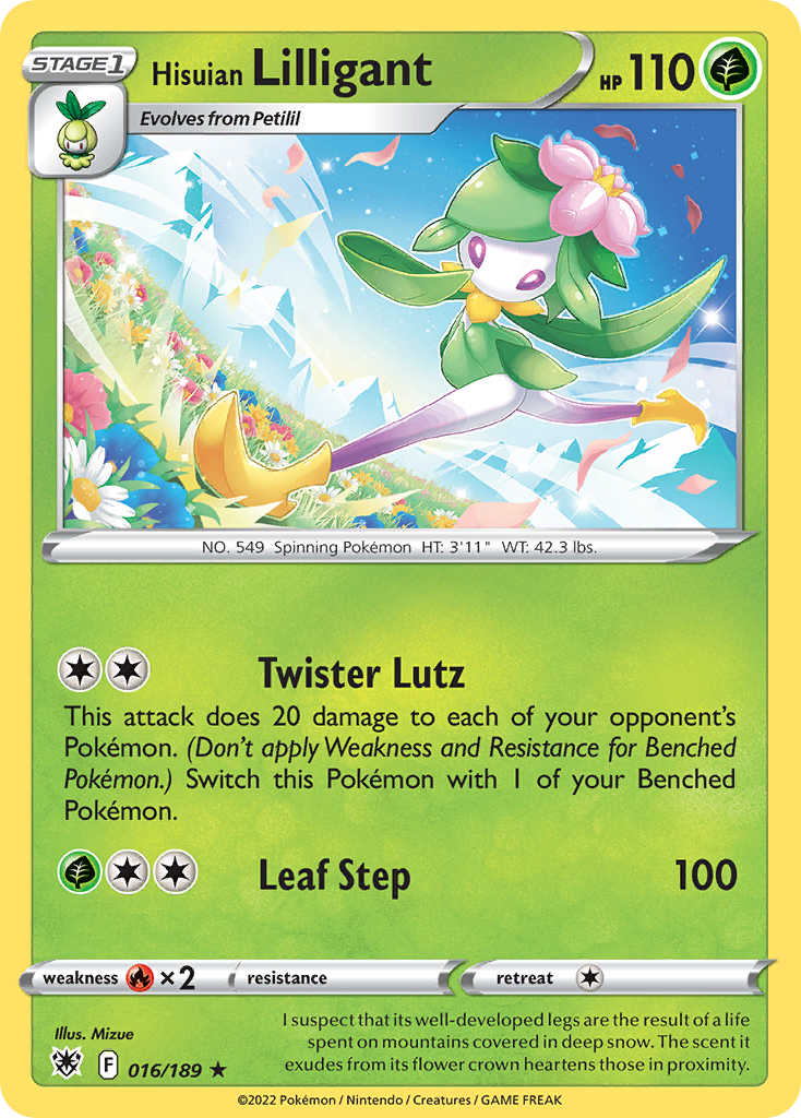 Hisuian Lilligant - 016/189 - EN Hisuian Lilligant - 016/189 - EN