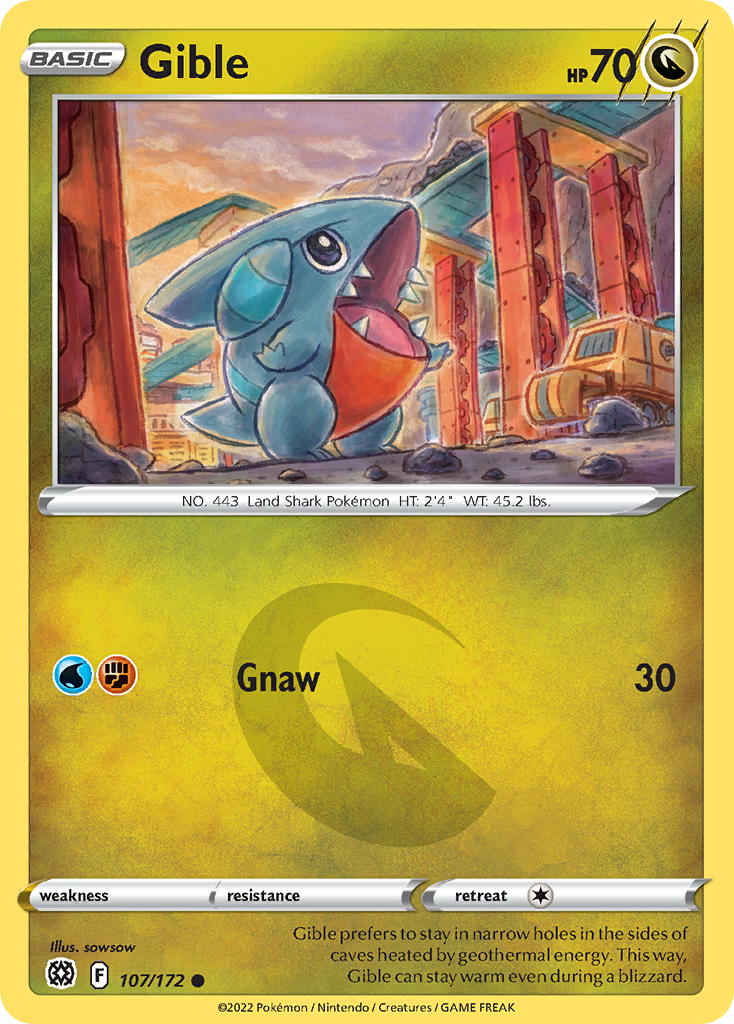 Gible - 107/172 - EN Gible - 107/172 - EN
