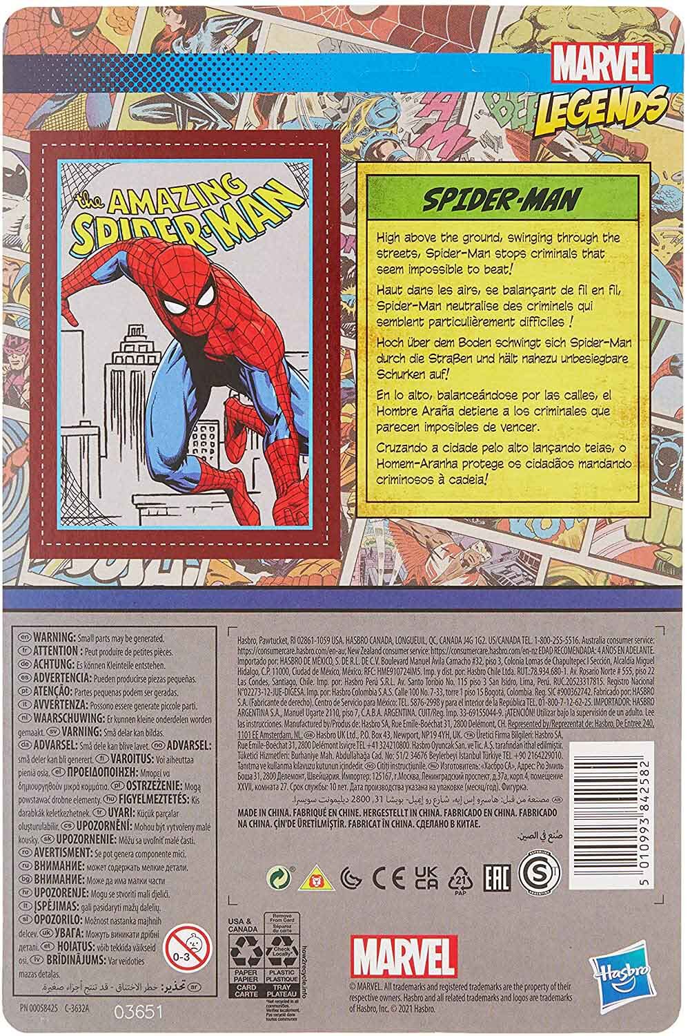 Spider-Man Actionfigur Marvel Legends Retro Collection