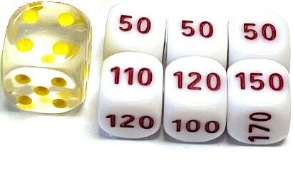 Celebrations Damage Counter Dice & Competition-legal Coin-Flip Celebrations Damage Counter Dice & Competition-legal Coin-Flip