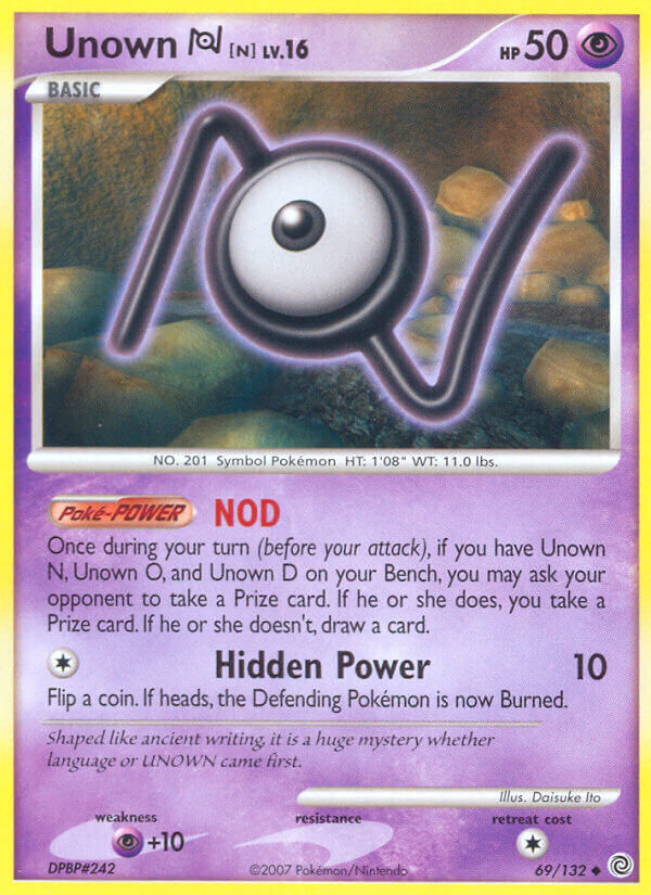 Unown N - 69/132 - EN Unown N - 69/132 - EN