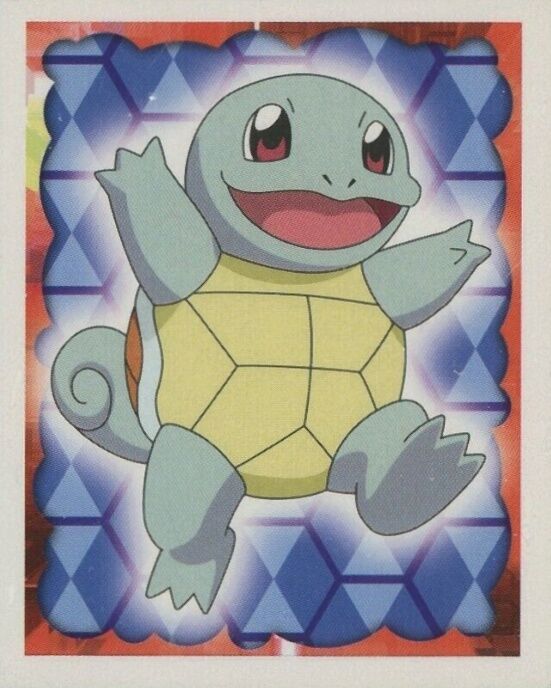 Squirtle - 7 - Merlin Sticker Series 1 Squirtle - 7 - Merlin Sticker Series 1