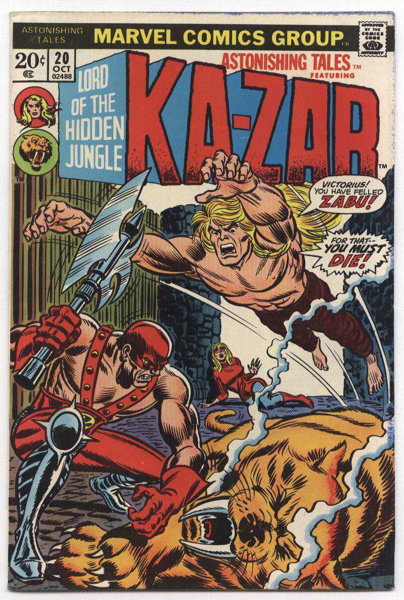 Astonishing Tales #20 Ka-Zar