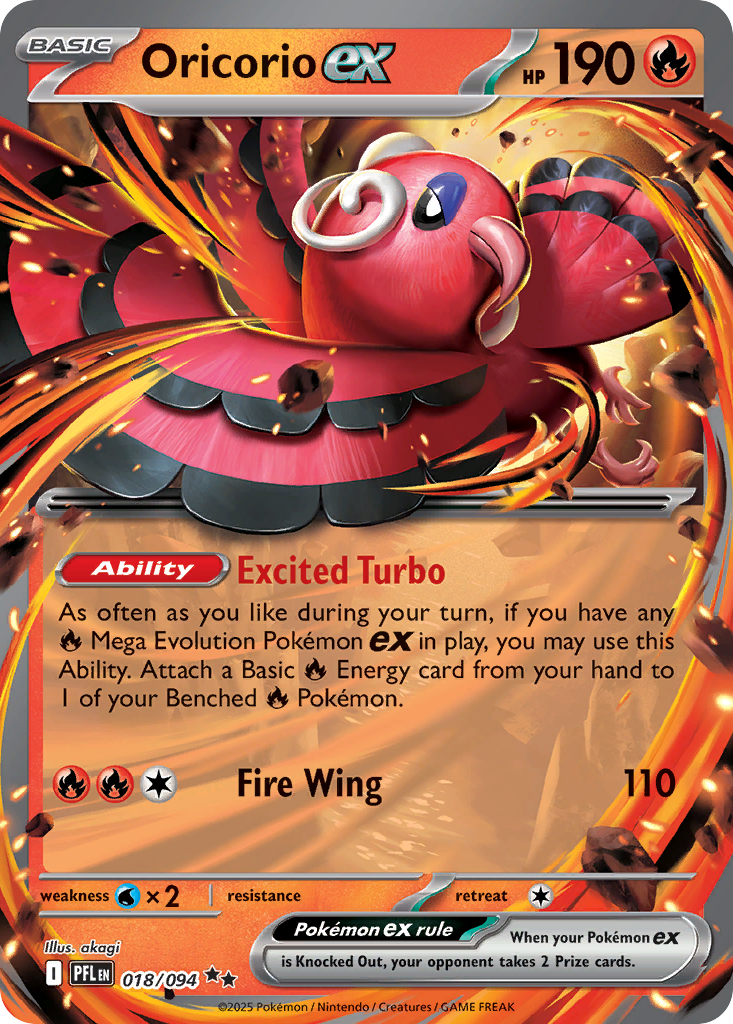 Oricorio ex - 018/094 - EN Oricorio ex - 018/094 - EN