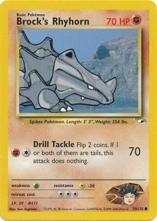 Brock’s Rhyhorn - 70/132 - Unlimited - EN Brock’s Rhyhorn - 70/132 - Unlimited - EN