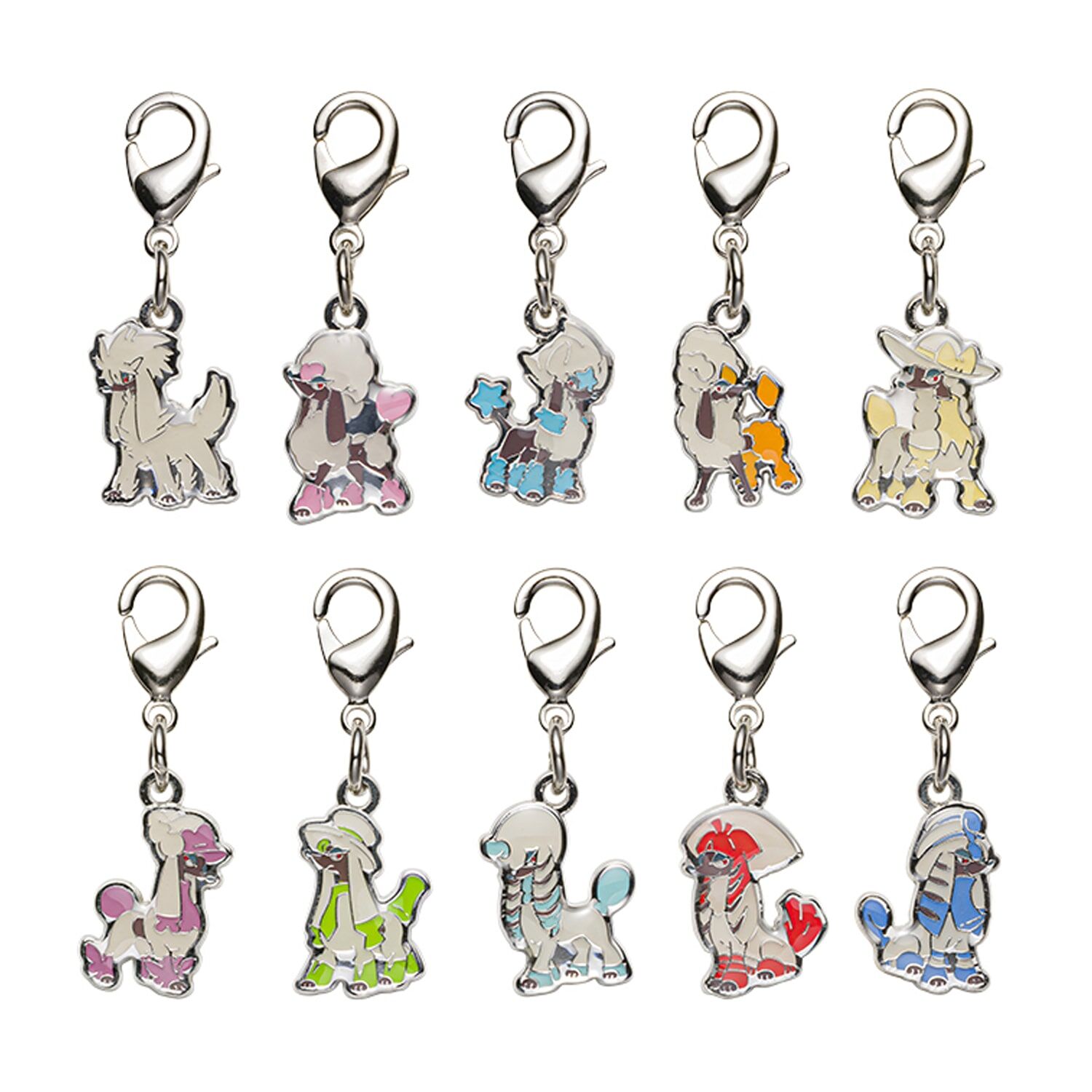 Pokemon Center - Furfrou Schlüsselanhänger - 10 Stück Pokemon Center - Furfrou Schlüsselanhänger - 10 Stück