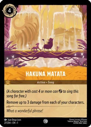 Hakuna Matata - 27/204 - EN Hakuna Matata - 27/204 - EN
