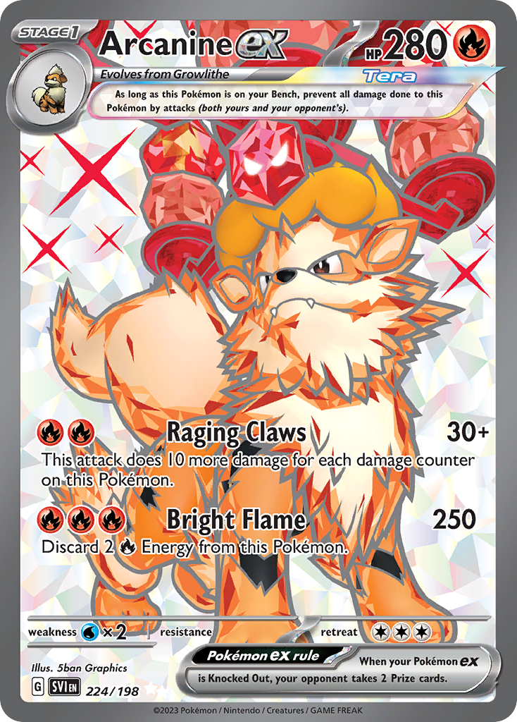 Arcanine ex - 224/198 - EN Arcanine ex - 224/198 - EN