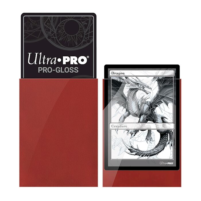Red Deck Protector Standard (100) NEW SIZE