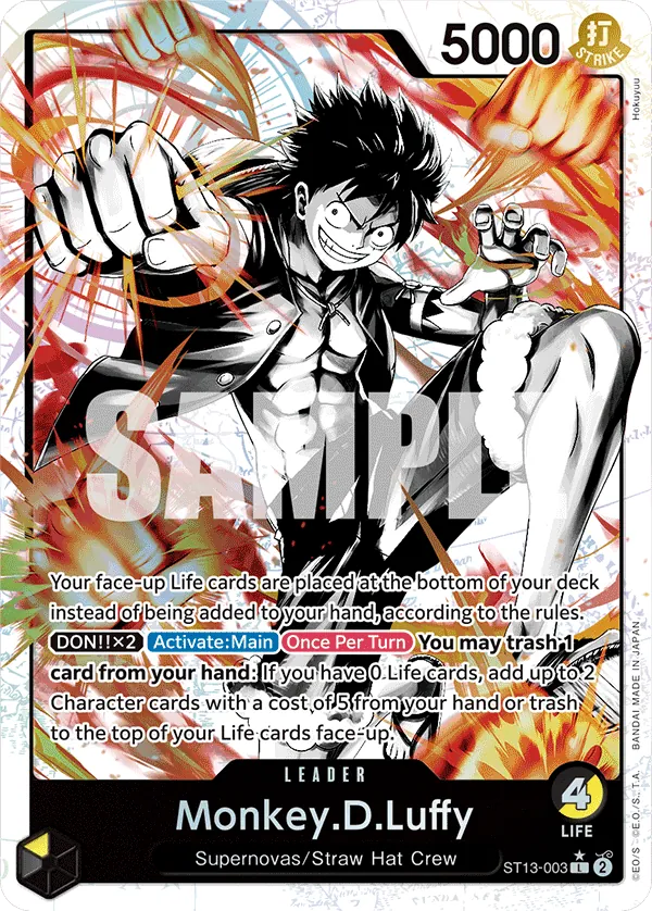 Monkey.D.Luffy - ST13-003 - Alternate Art Monkey.D.Luffy - ST13-003 - Alternate Art