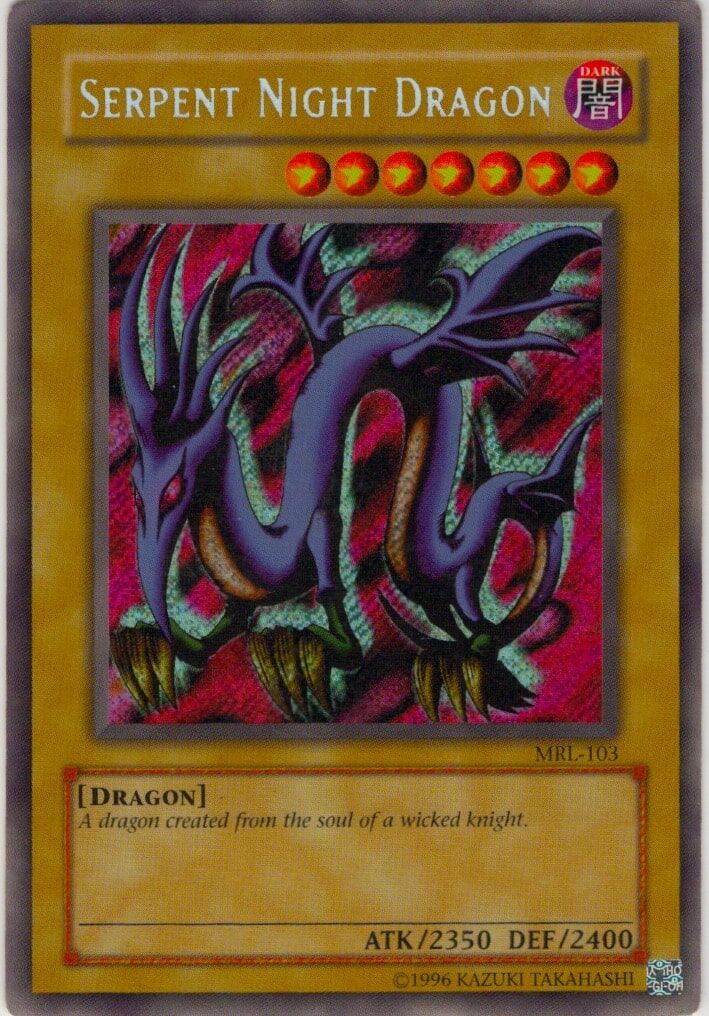 serpent-night-dragon-mrl-103-super-rare-lightly-played Serpent Night Dragon - MRL-103 - Super Rare - Lightly Played