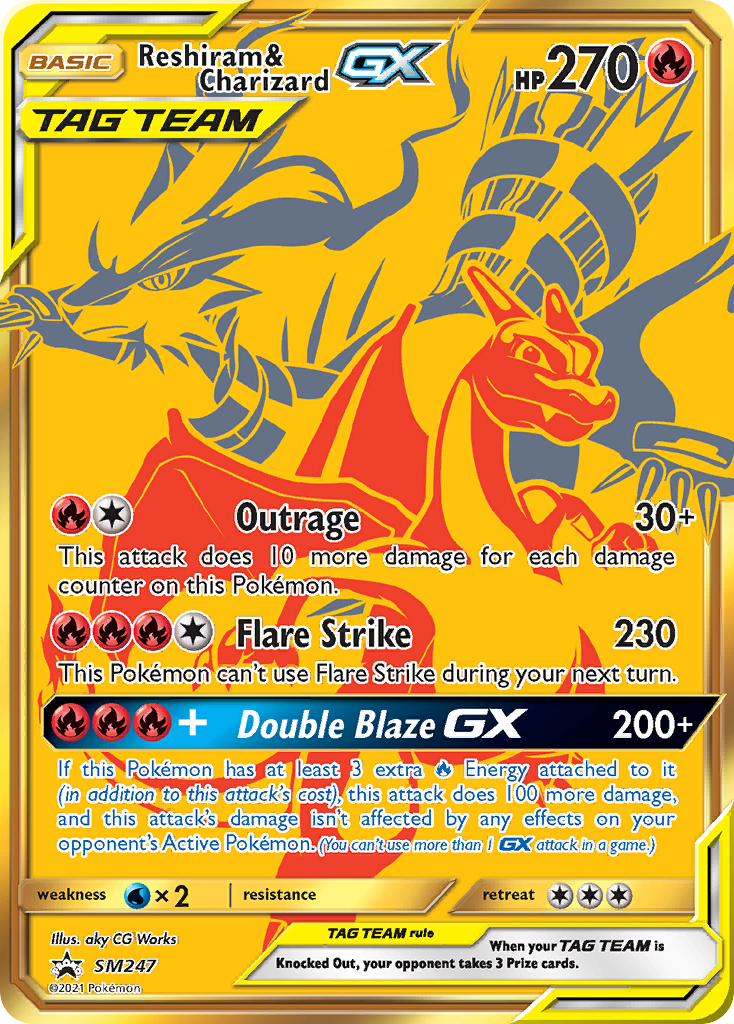 Reshiram & Charizard-GX - SM247/SM247 - EN Reshiram & Charizard-GX - SM247/SM247 - EN