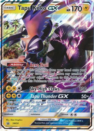 Tapu Koko GX SM50 - Pokémon XXL TCG