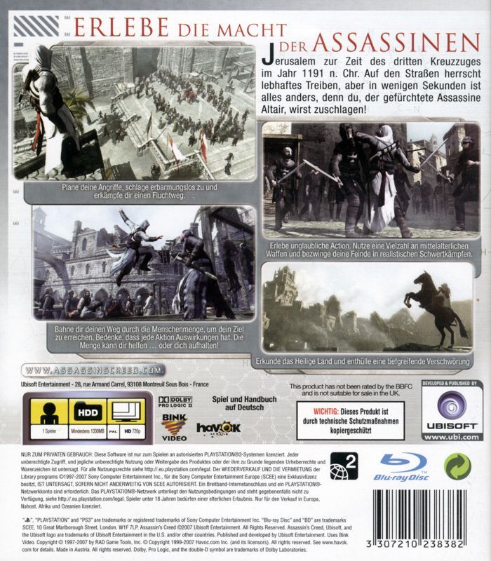 Assassin's Creed - PS3