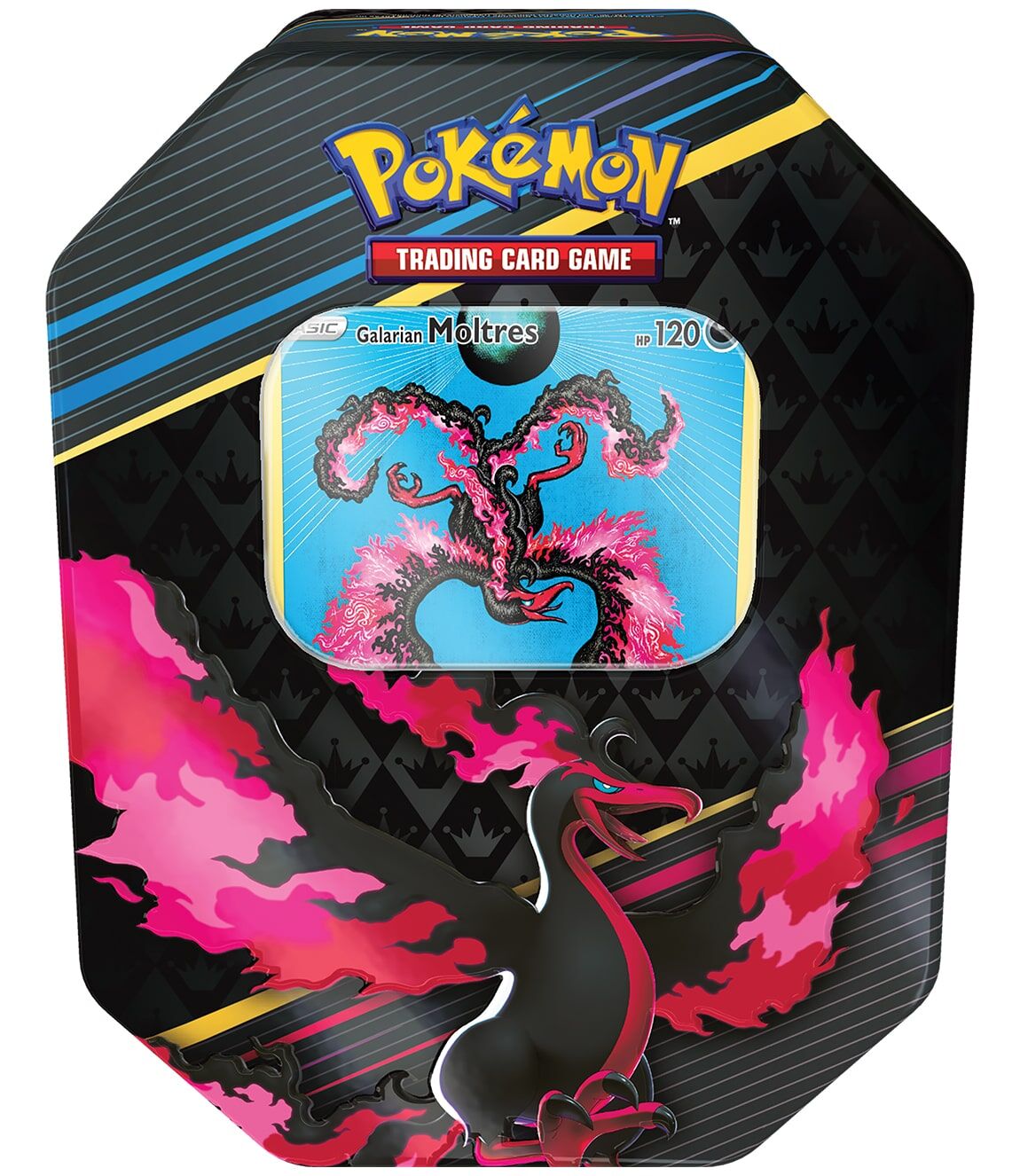 pokemon-crown-zenith-galarian-moltres-tin-en Pokémon Crown Zenith Galarian Moltres Tin - EN