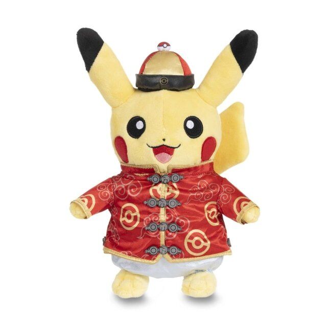 Lunar New Year: Costume Pikachu (Male) Plush - 23.1 cm