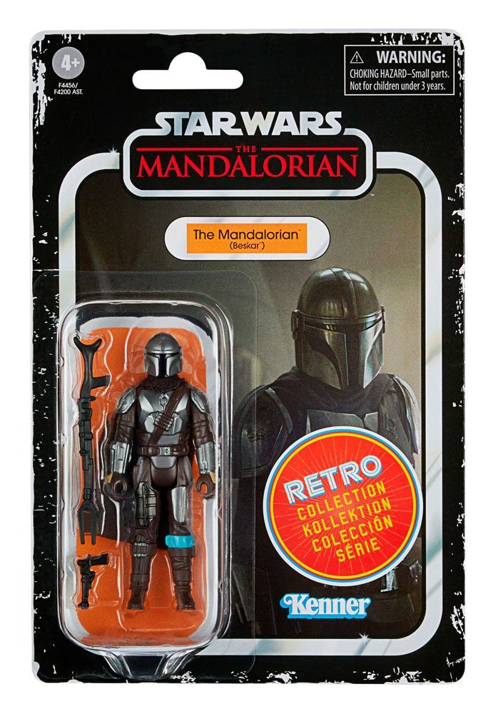 Star Wars The Mandalorian Retro Collection Actionfigur 2022 The Mandalorian 10 cm