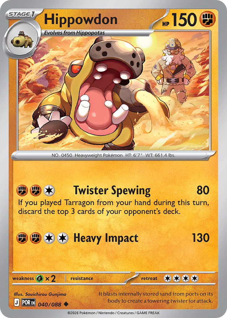 Hippowdon - 040/088 - EN