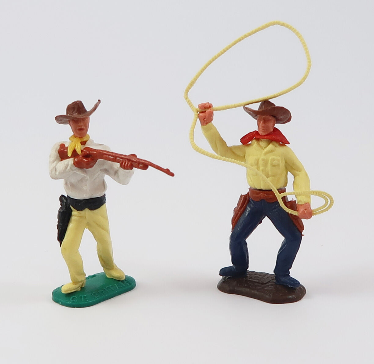 Timpo 2 Cowboys mit Lasso und Gewehr